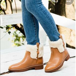 Fit Flop MIMIE ANKLE hazelnut BOOTS Comfort Sz 6